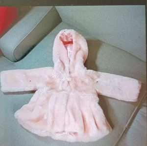 Koala kids pink faux fur coat 24 monthes